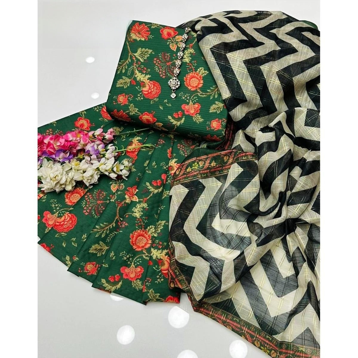 Fashion Vista Swiss Floral Digital Printed